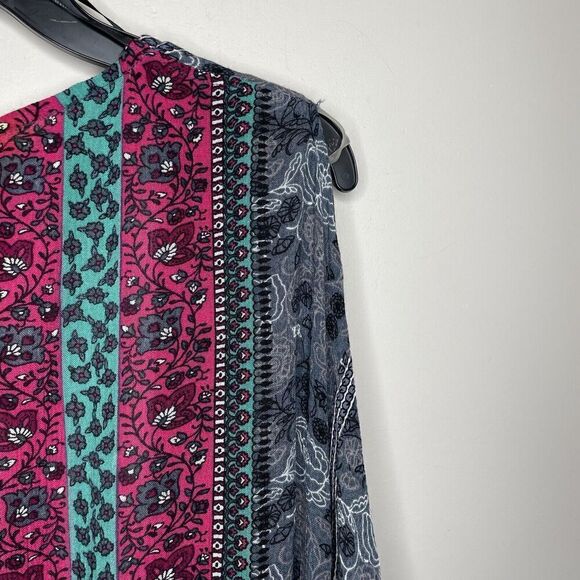 FOREVER 21 Sleeveless Top Womens S/M Open Cardigan NEW Fringe Detail Lightweight - Picture 5 of 9